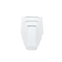 White Modern Planter, Set of 3" 20", 16", 10"