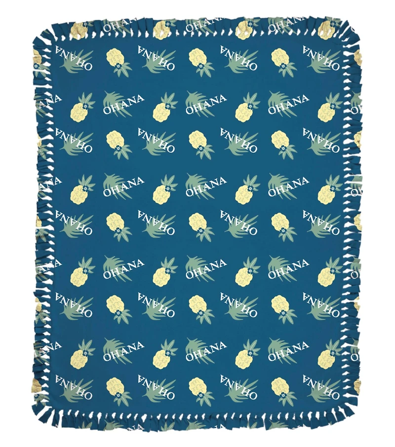 Lilo & Stitch 48" Ohana No Sew Fleece Throw Kit