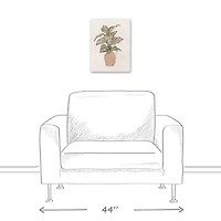 Boho Plant 12" x 16" Canvas Wall Art