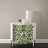 RoomMates Swept Away Green Peel & Stick Wallpaper