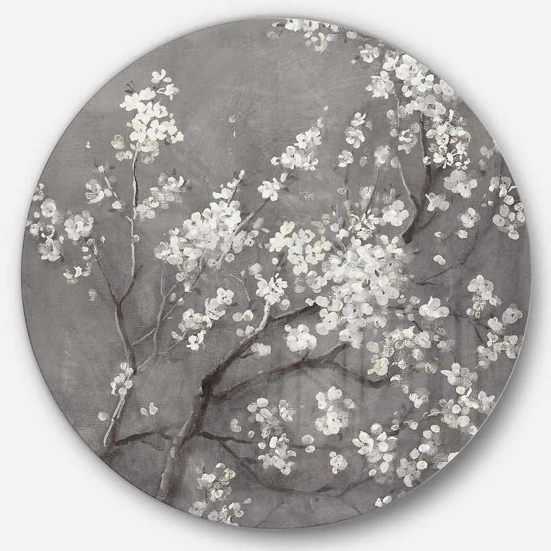 Designart - White Cherry Blossoms I