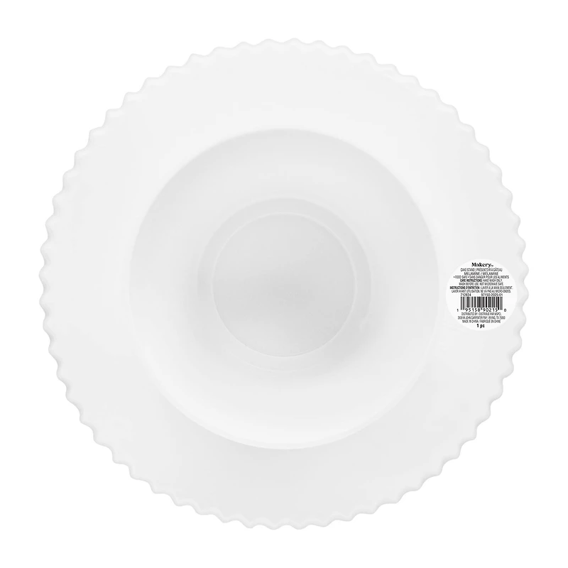 6 Pack: 10" White Melamine Cake Stand by Makery®