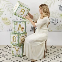 Kate Aspen Safari Baby Block Box Set, 4ct.