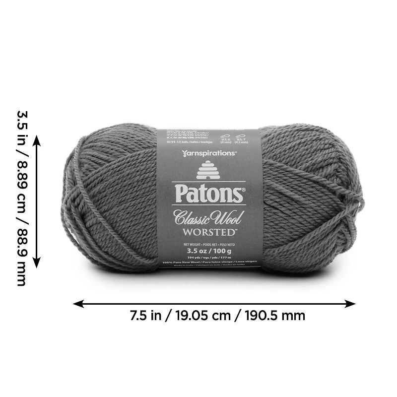 Patons® Classic Wool Worsted™ Yarn