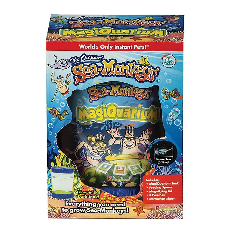 The Original Sea-Monkeys Magiquarium Glow In The Dark Kit