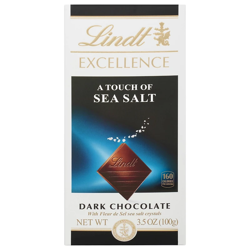 Lindt Excellence Touch of Sea Salt Dark Chocolate Bar