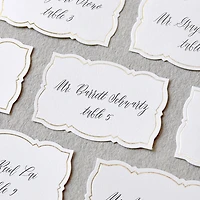 Ornate Gold Border Place Cards, 50ct. by Celebrate It™