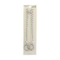 Blue Moon Studio™ 10.25" Silver Bag Chain with Circle Clasps