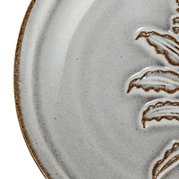 Hello Honey® 5" Cream & Brown Round Reactive Glaze Stoneware Dish Set