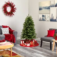5ft. Pre-Lit Grand Teton Artificial Christmas Tree, Clear LED Lights