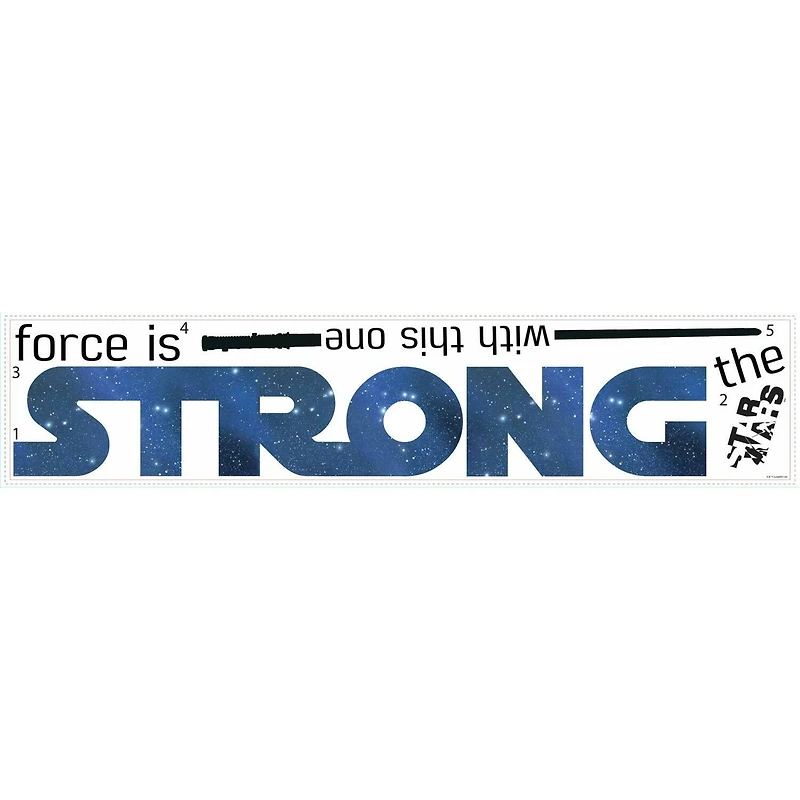 RoomMates Star Wars Classic The Force Is Strong Peel & Stick Decals