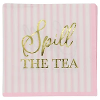 Spill the Tea Stripes Beverage Napkins, 20ct. by Celebrate It™