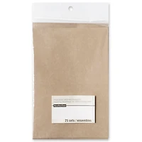 Small Kraft Cards & Envelopes by Recollections®, 4" x 5.5"