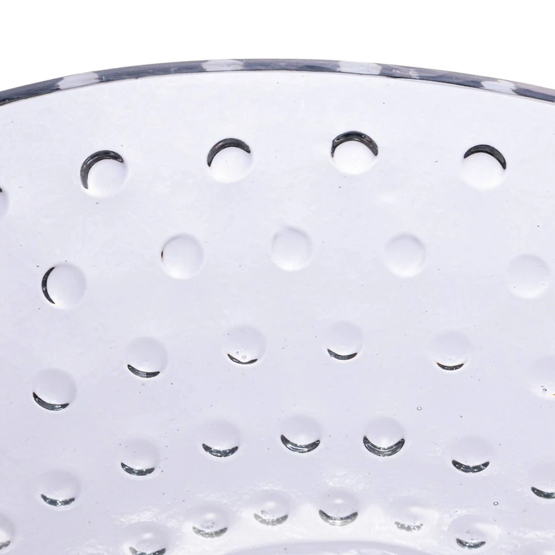 Hello Honey® 8.25" Clear Hobnail Low Round Glass Bowl