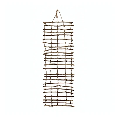Hello Honey® Handmade Wood & Jute Wall Trellis