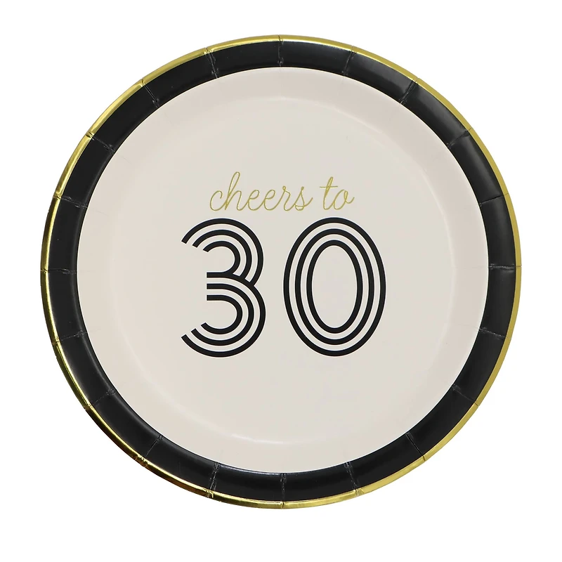 24 Packs: 8 ct. (192 total) 7" Cheers to Paper Dinner Plates by Celebrate It