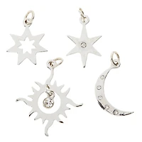 12 Packs: 4 ct. (48 total) Sun, Moon & Star Charms by Bead Landing™