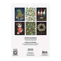 Brea Reese™ 9" x 12" Gnomy Christmas Scratch Art Paper Pad