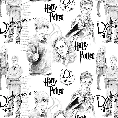 Harry Potter™ Mystery of Magic Cotton Fabric