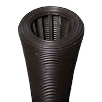 Brown Rattan Coastal Style Vase, 48" x 12" x 12"