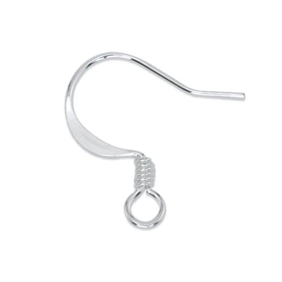 Beadalon® Silver-Plated Dapped & Spring Ear Wires, 20ct.