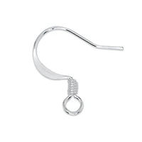 Beadalon® Silver-Plated Dapped & Spring Ear Wires, 20ct.