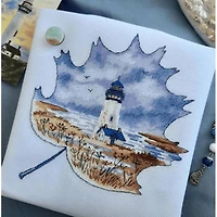 Oven Yaquina Head Lighthouse Cross Stitch Kit