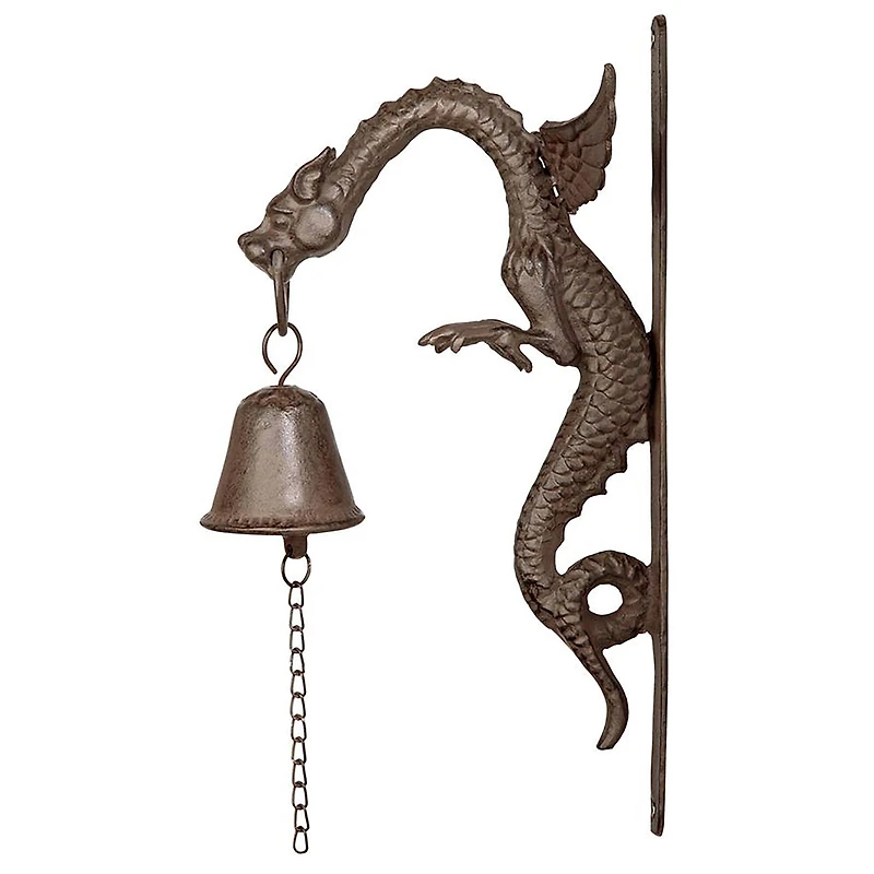 Design Toscano Florentine Dragon Gothic Iron Doorbell