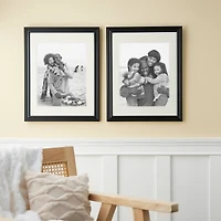 2 Pack Lifestyles 11" x 14" Black Frames with Mat by Studio Décor®