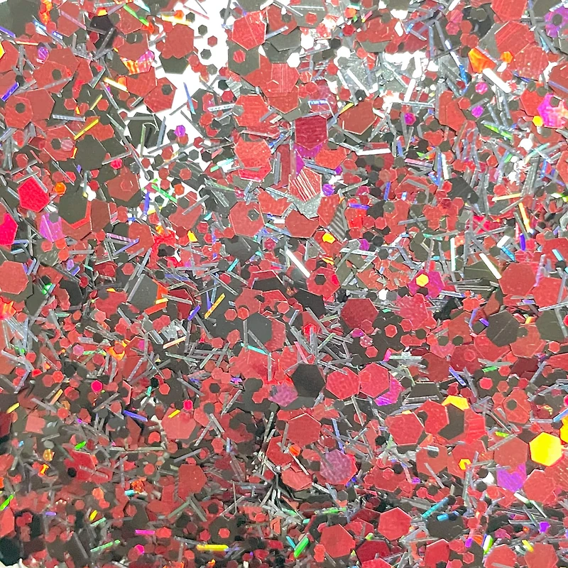 Specialty Polyester Glitter Red & Black Shapes by Recollections™