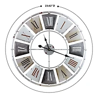 Sorbus® 24" Metal Wall Clock