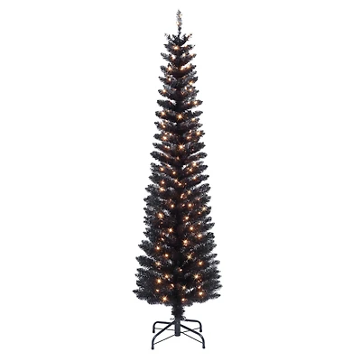 6ft. Pre-Lit Tinsel Artificial Tree