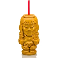 Geeki Tikis Masters of the Universe He-Man Plastic Tumbler with Straw, 25oz.