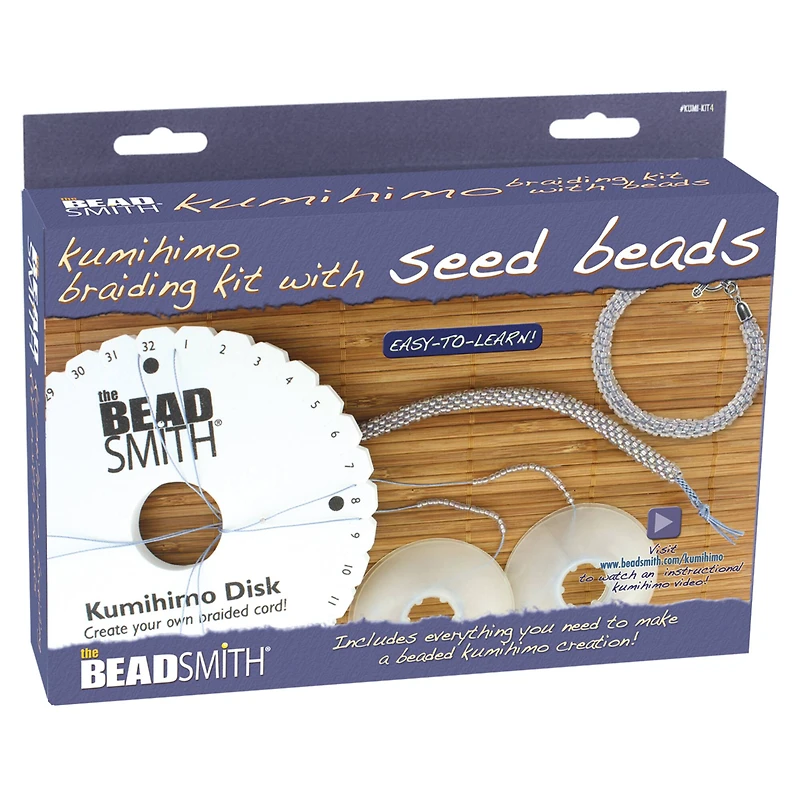 The Beadsmith® Kumihimo with Seed Beads Kit