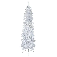 6.5ft. Pre-Lit Woodbury White Pine Artificial Christmas Tree