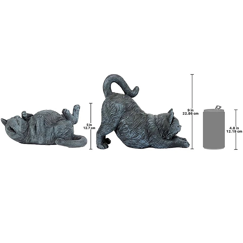 Design Toscano Playful Cat Statue Set