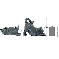 Design Toscano Playful Cat Statue Set