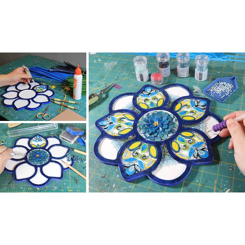 Leisure Arts® 10" Circle with Orchid Welled Wood Surface