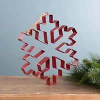 10.5" Snowflake Cookie Cutter Ornament Set