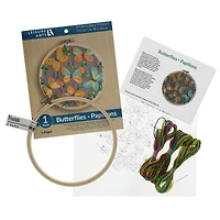 Leisure Arts® 6" Butterfly Embroidery Kit