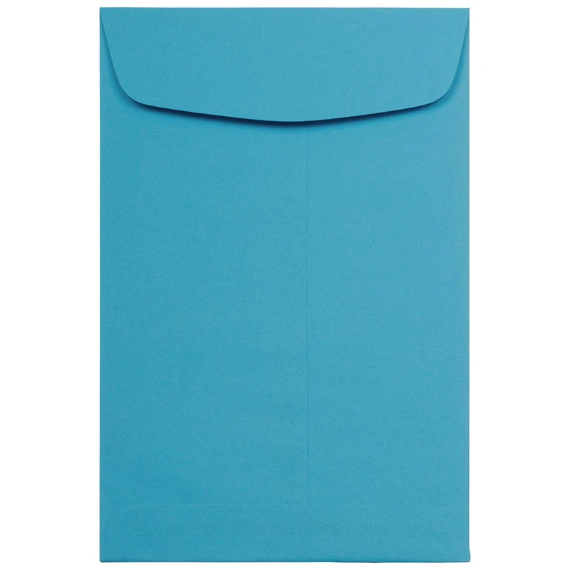 JAM Paper 6" x 9" Blue Open End Catalog Envelopes