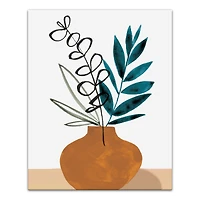 Teal Branches 16" x 20" Canvas Wall Art