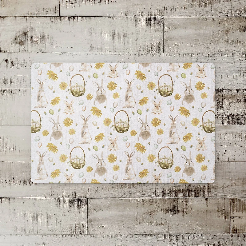 Easter Greetings Pattern Mat 27" x 18" Floor Mat