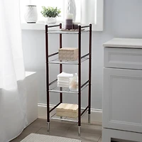 Organize It All Duplex 4 Tier Freestanding Wire Rack