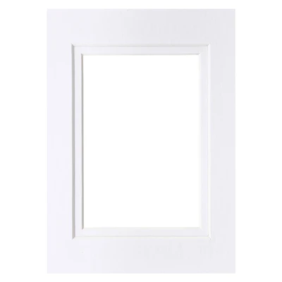 5" x 7" White Double Mat by Studio Décor®, 3" x 5" Opening Size