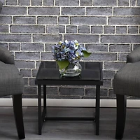 8.5" Blue Blooming Hydrangea in Glass Vase