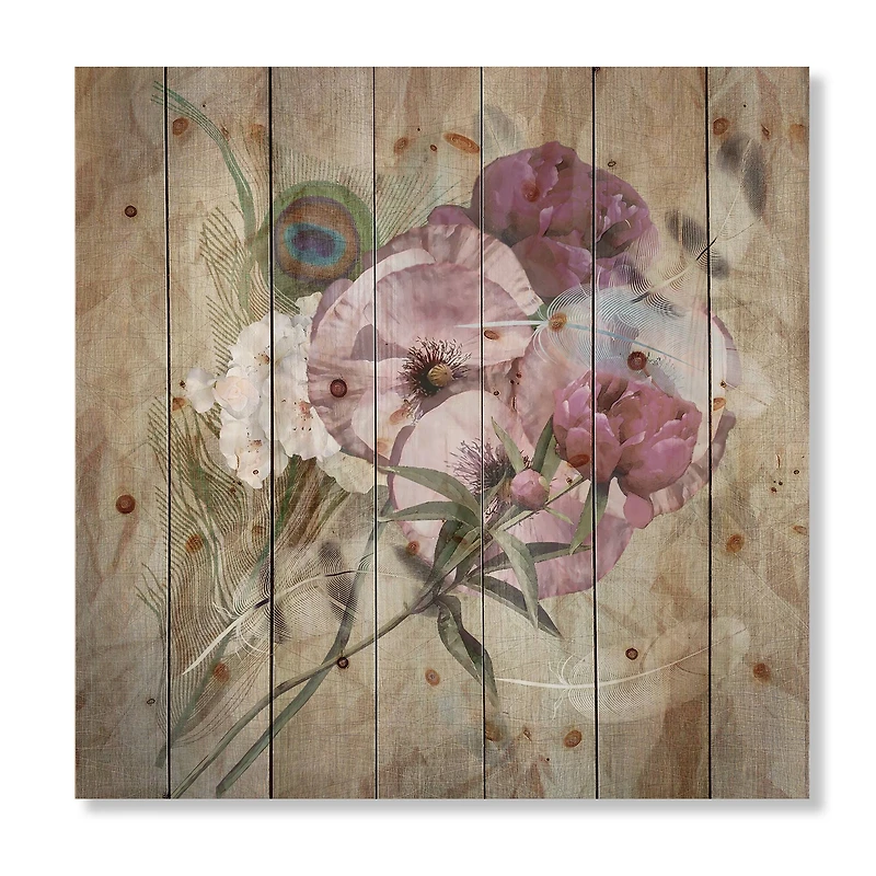 Designart - Iris Bouquet Floral Design