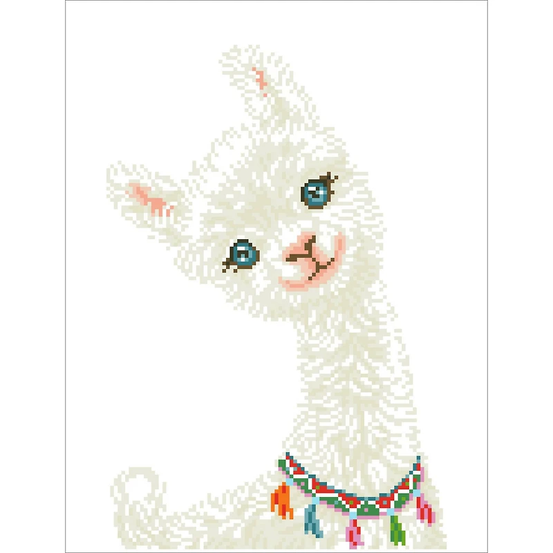 Diamond Dotz® Lulu Llama Diamond Painting Kit