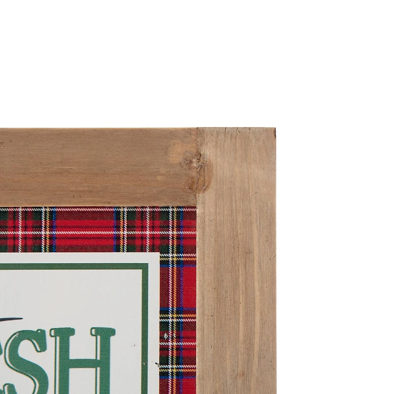 Glitzhome® 24" Wooden Christmas Trees Porch Sign