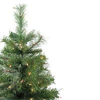 4ft. Pre-Lit Mixed Cashmere Pine Medium Artificial Christmas Tree, Clear Lights